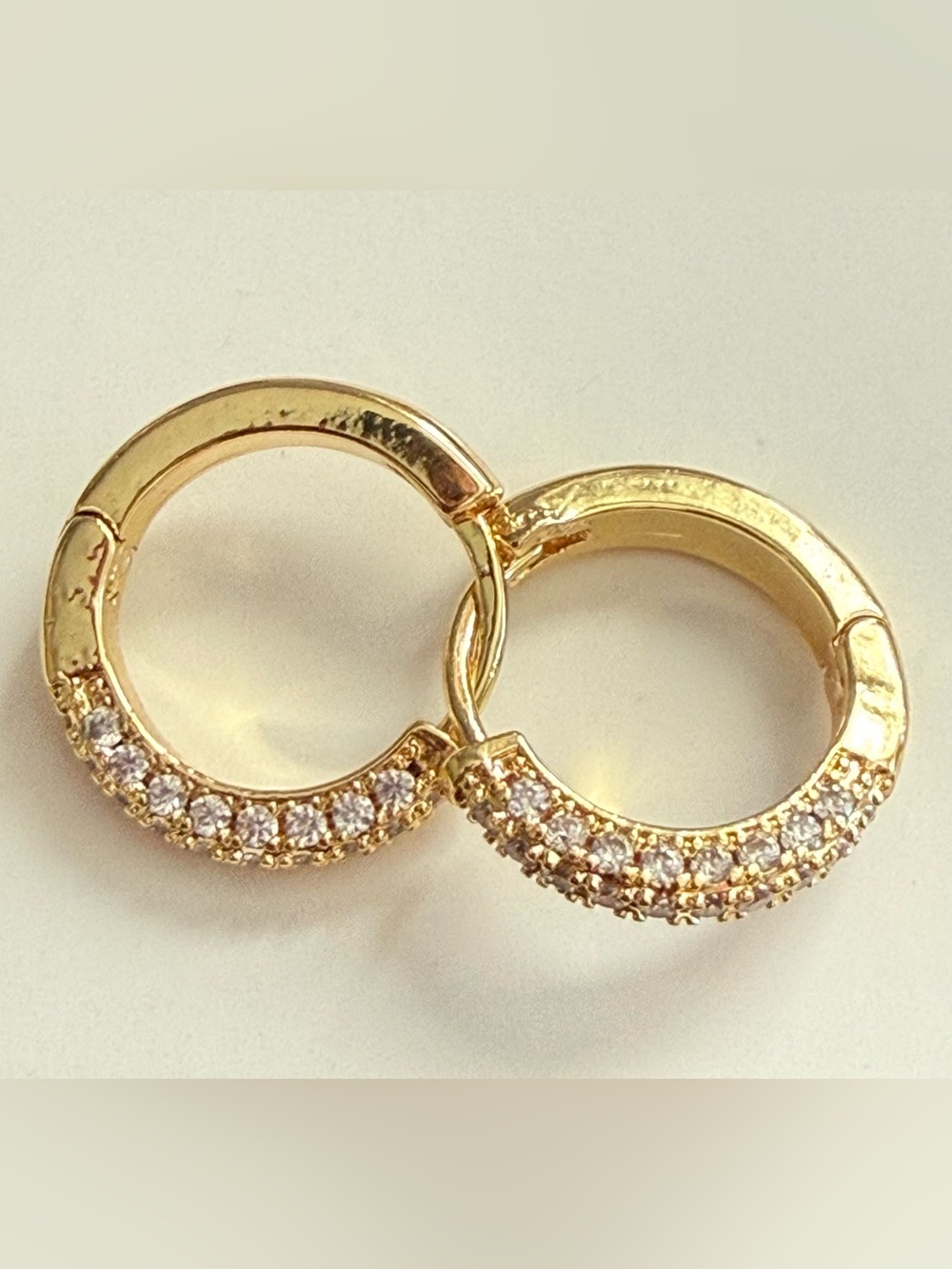 New Gold filled hoop earrings